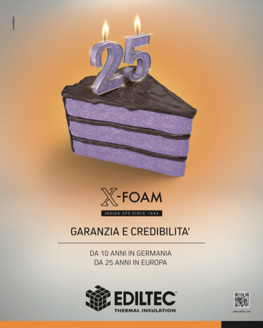 X-Foam 25 anni torta